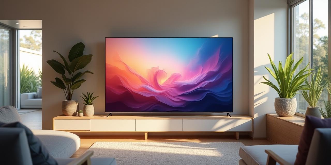 Smart TV in modern Australian living room