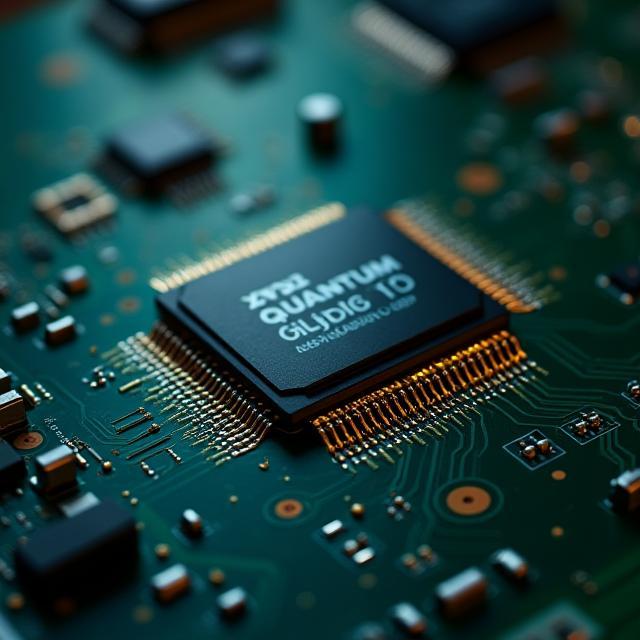 TV motherboard with quantum engine chip
